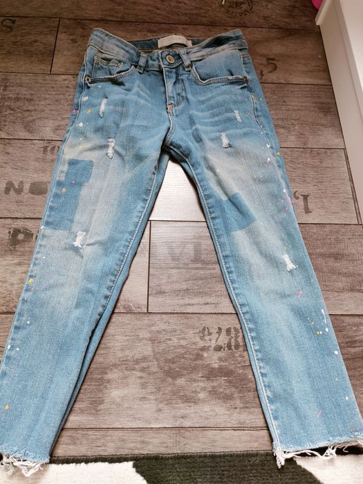 Spodnie jeansowe zara