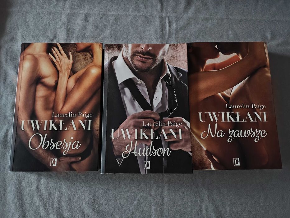 Zestaw 3 książek Laurelin Paige - Uwikłani: Obsesja, Hudson, Na zawsze