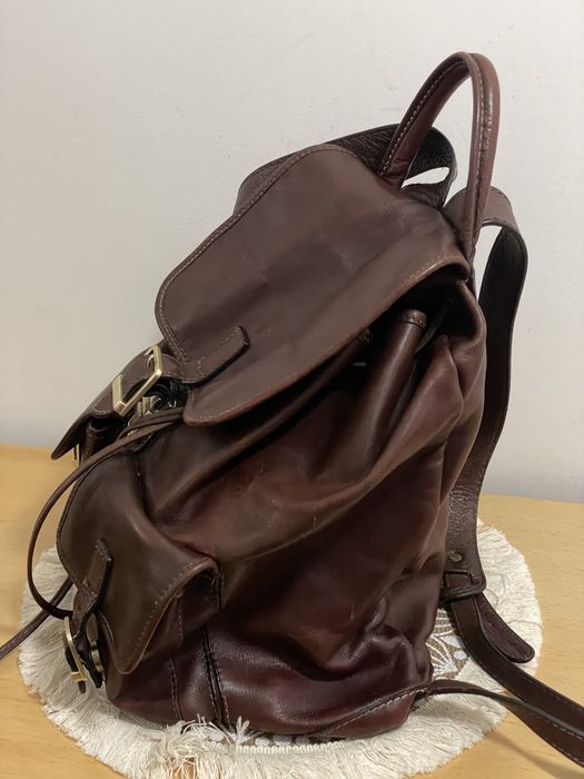 Mochila Katana em couro bovino, K 32543