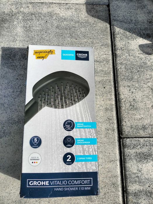 Grohe zestaw wannowy czarny