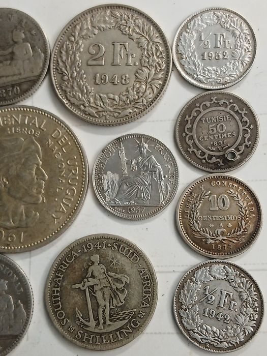 Moedas estrangeiras antigas