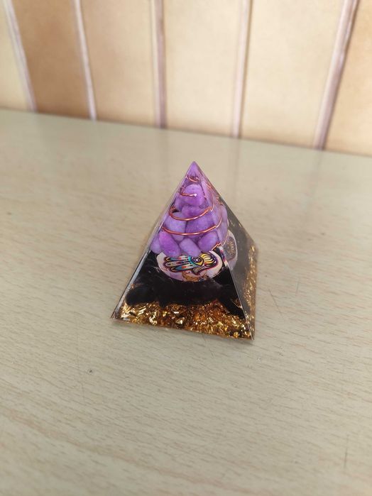 Pedra Pirâmide Cristal de Energia Reiki Chakra