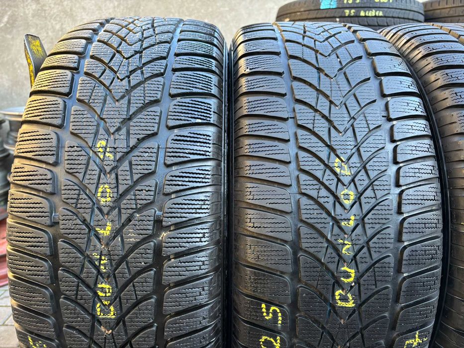 4X OPONY ZIMOWE 225/55R17 101H Dunlop SP Winter Sport 4D XL 7.3MM CAŁE