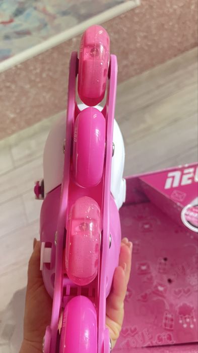 Дитячі ролики нові neon inlane skate франція