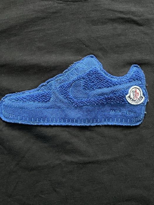 Футболка Moncler x Nike air force 1 drill opium t-shirt sk8 swag y2k