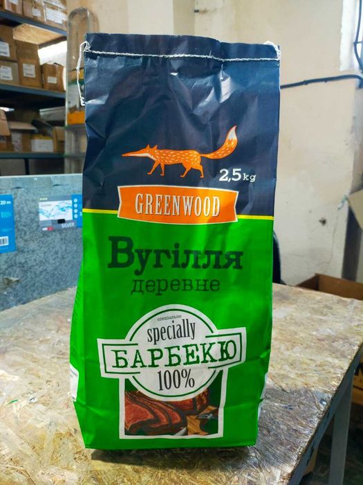 Вугілля деревинне ОПТ  2.5 кг,