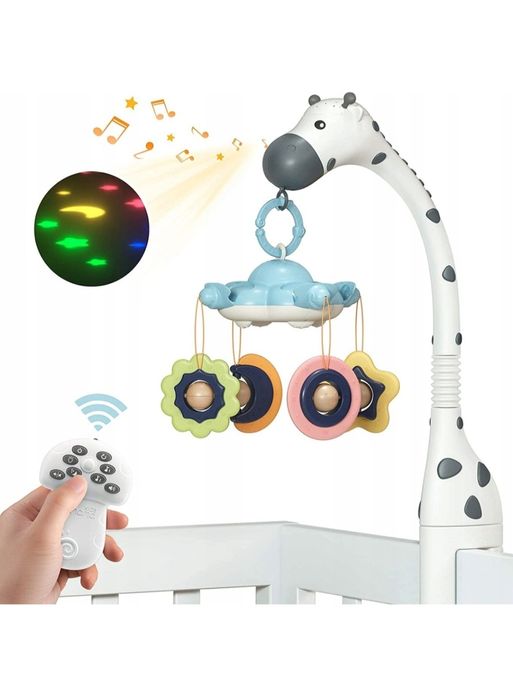 Karuzela żyrafa do łóżeczka projektor + pilot