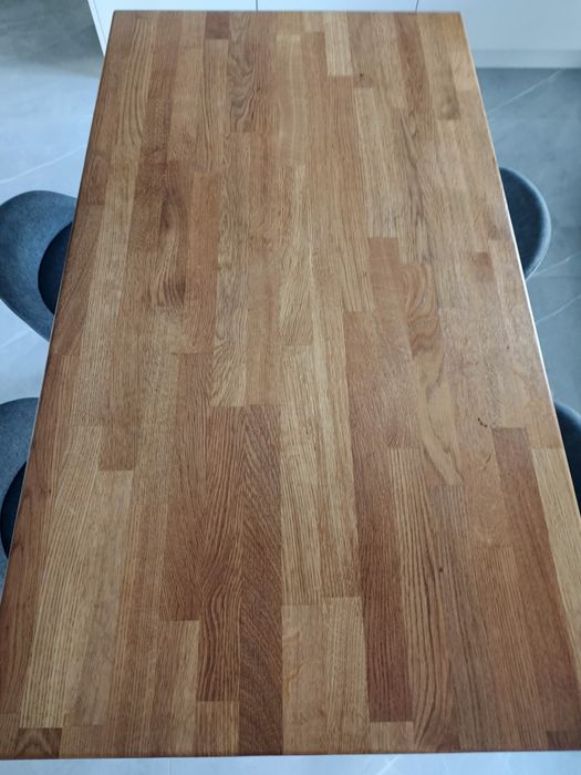 Stół dębowy+ krzesła hokery