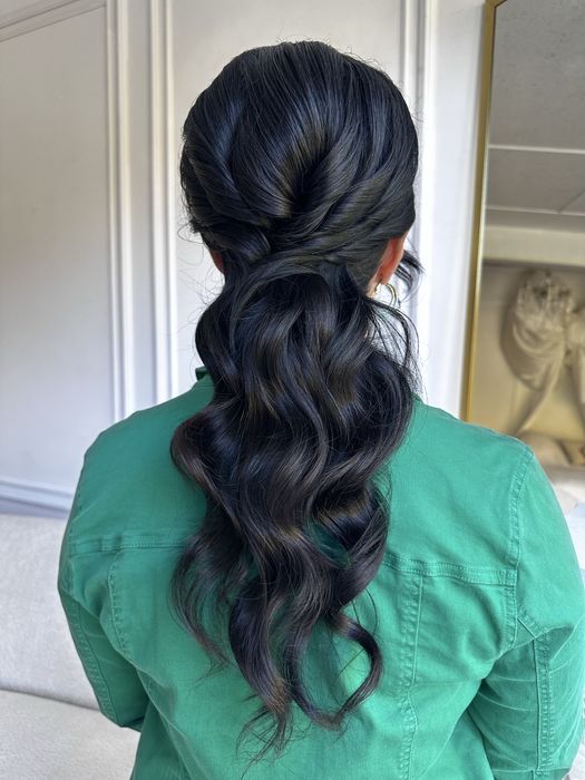Стильні весільні,вечірні зачіски та однотонне фарбування