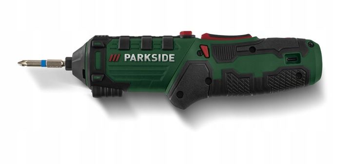 Parkside Pssa 4 B2 Wkrętarka 4v Obrotowa Rękojeść 10nm 26 Bitów Zestaw