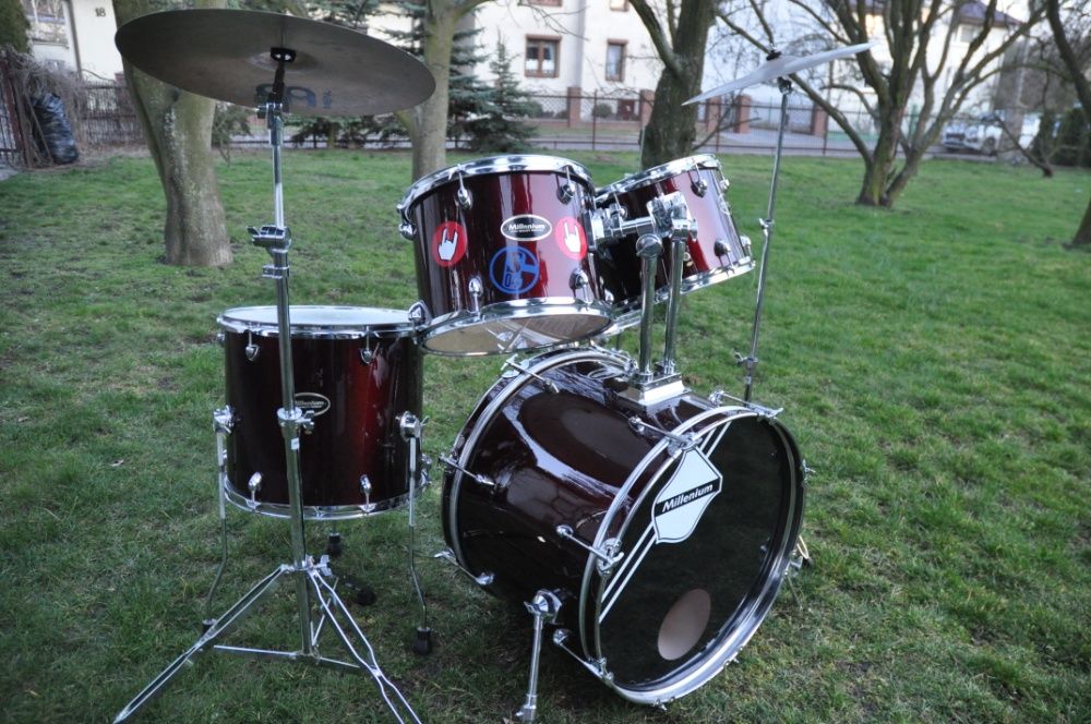 Kompletna perkusja z drewna brzozowego!