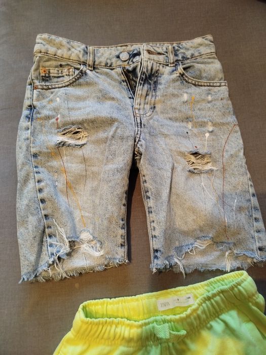 Spodenki jeansowe chłopięce ZARA  rozm 9/134cm