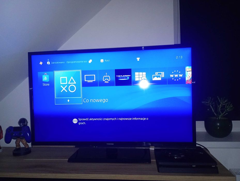 Konsola PlayStation 4 PS4 Slim 1TB + 2 pady + okablowanie KOMPLET SPRAWNA