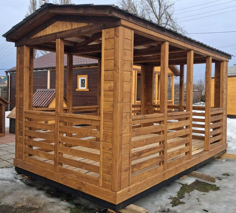 Альтанка,беседка 4,45м х 2,5м,в наявності!