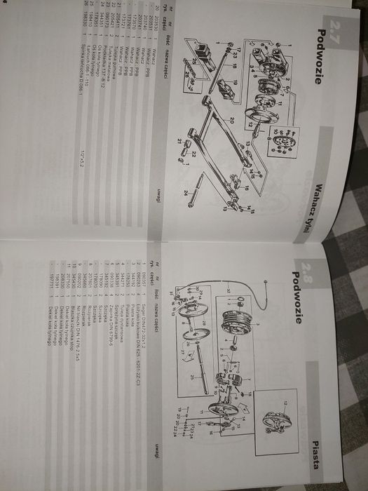 Instrukcja obsługi katalog części rama silnik Simson s51