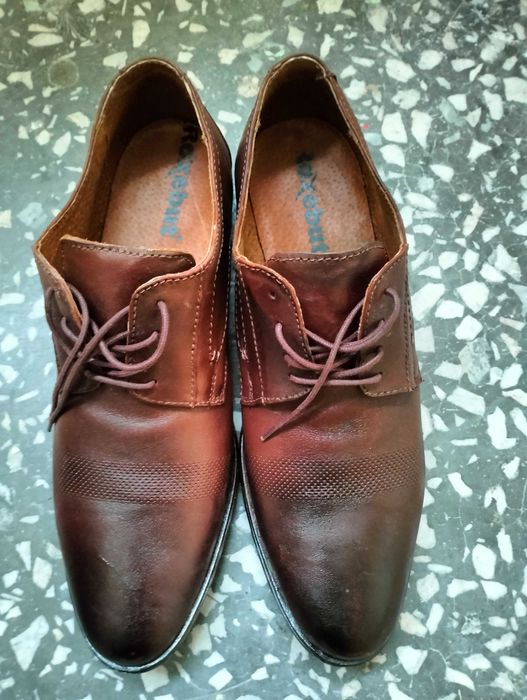 Skórzane buty męskie 43 do garnituru