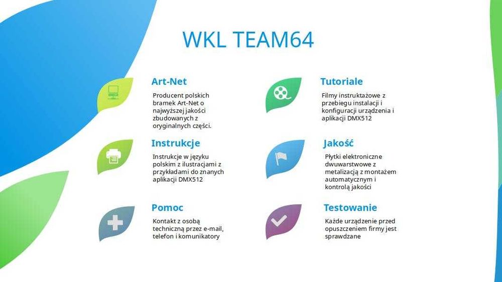 Sterowanie oświetleniem dmx512 bramka artnet PROMYK 3.60 1024 kanałów