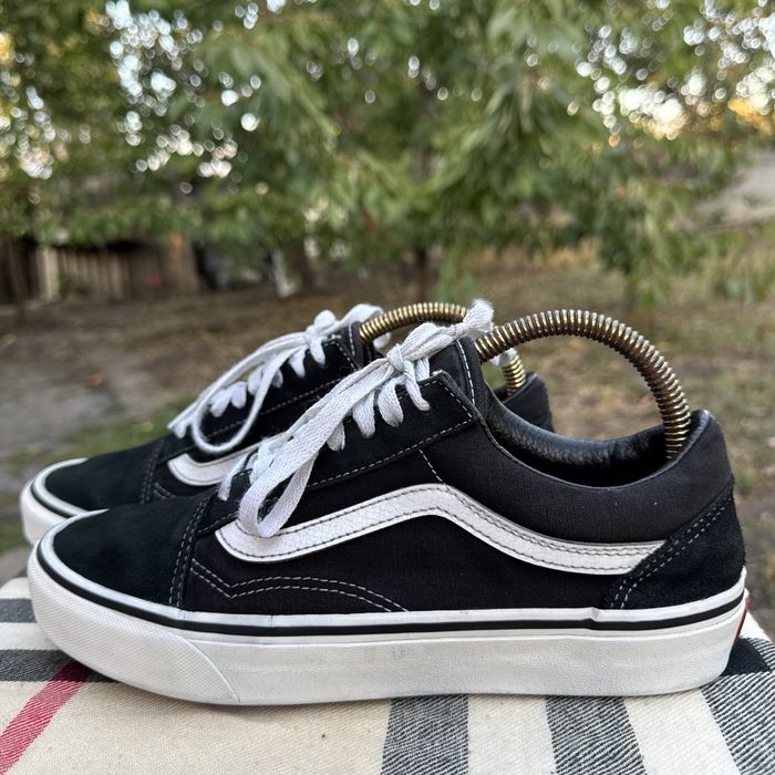 Кеды Vans Old Skool White/Black, 40 размер, Оригинал, Кеди