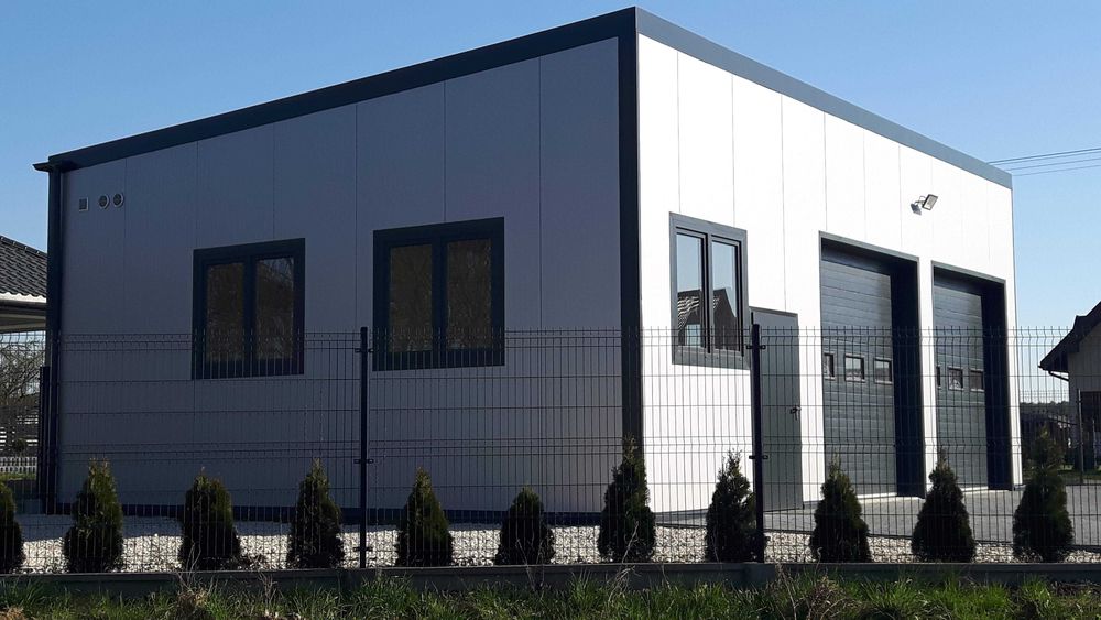 PRODUCENT! Garaż ocieplany z płyty warstwowej kontener pawilon blaszak