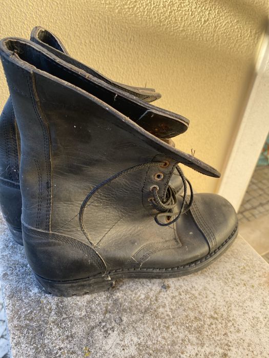 Botas militares como novas