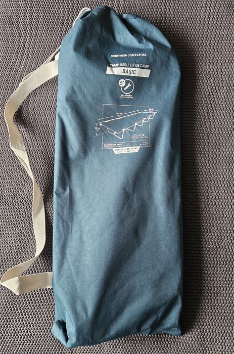Łóżko polowe składane Quechua  (60 cm)