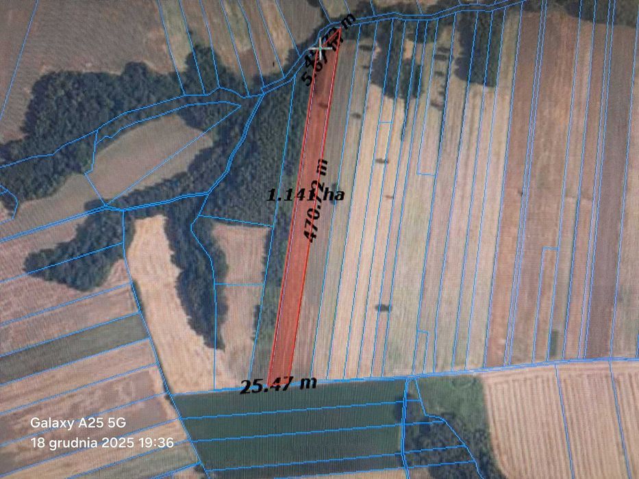 Sprzedam Pole orne 1.07 ha  w Janowicach