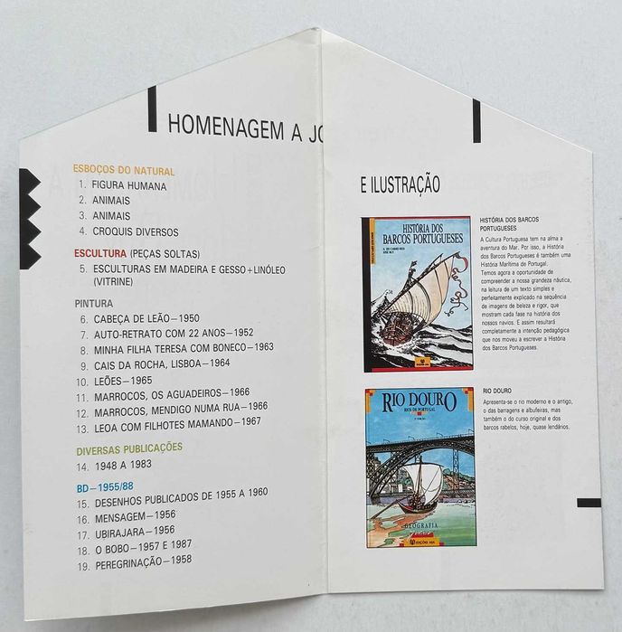 COMICARTE, 5º Salão Internacional de BD do Porto, 1989. Inclui homenagem a JOSÉ RUY. Em muito bom estado geral.