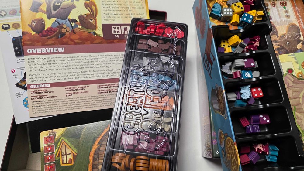 Creature Comforts & Maple valley Kickstarter Exclusive Edition gra planszowa