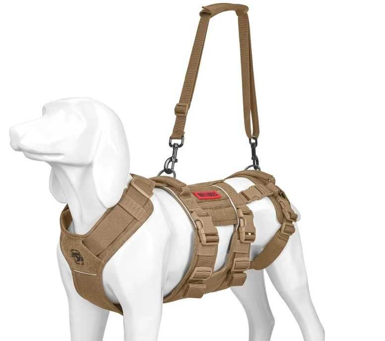 Arnês de apoio lombar para cães