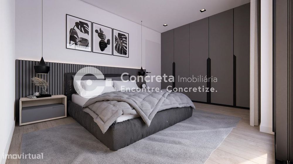 Apartamento T1+1 com logradouro em Barcelos