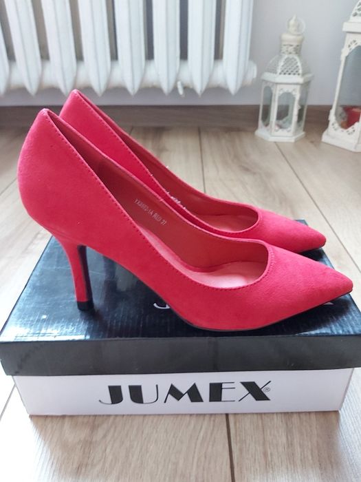 Czerwone NOWE szpilki