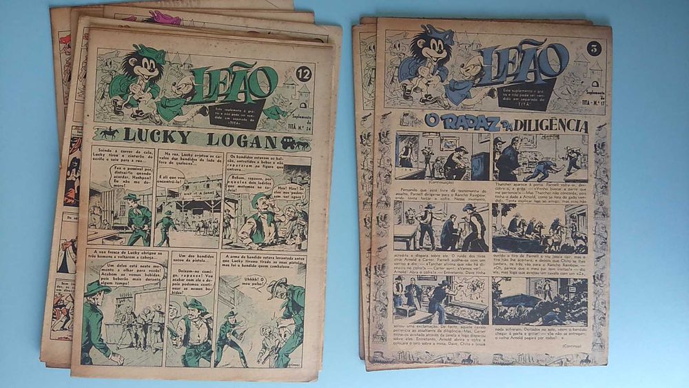 "O LEÃO" (Suplemento do TITÃ) -Col completa 18 fascículos com separata