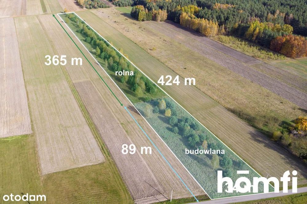 Działka z warunkami zabudowy, 20 km od Kielc