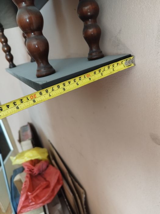 Półka drewniana podwójna