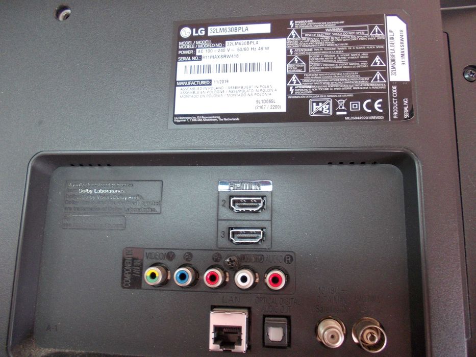 peças pra tv lg smart tv mod, lg 32lm630 bpla