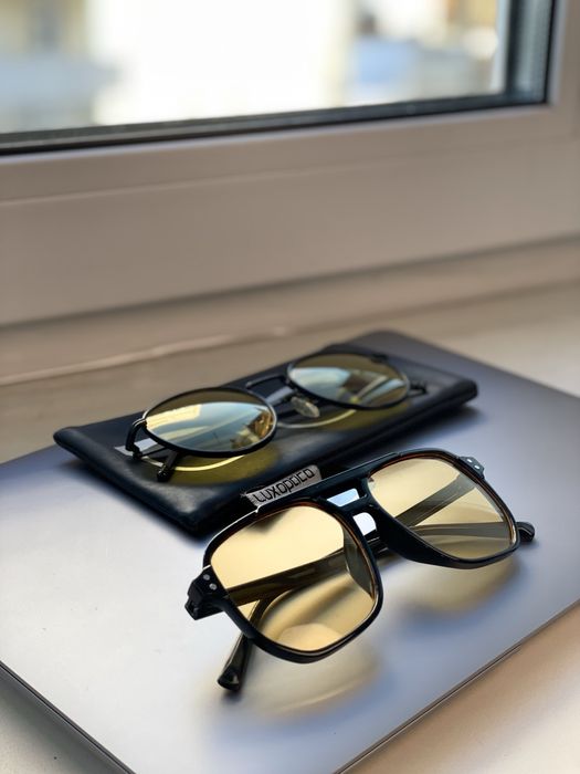 пари окулярів Luxoptica | круглі + aviator | комплект