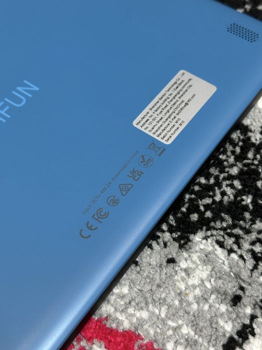 FITIFUN Tab 10 Pro 12/64 ГБ, Blue, WI-FI, Android 15, 10-дюймовий