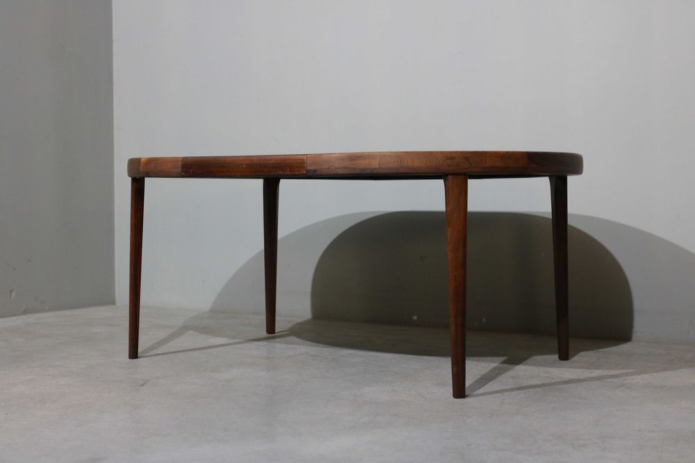 Mesa de jantar nórdica extensível em pau santo | Mid Century