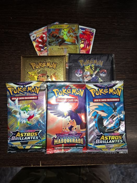 Combo de packs cartas pokemon