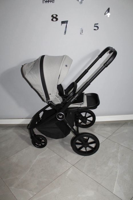 Stan Idealny! Wózek 3w1 Muuvo Quick 4.0 Steel Grey