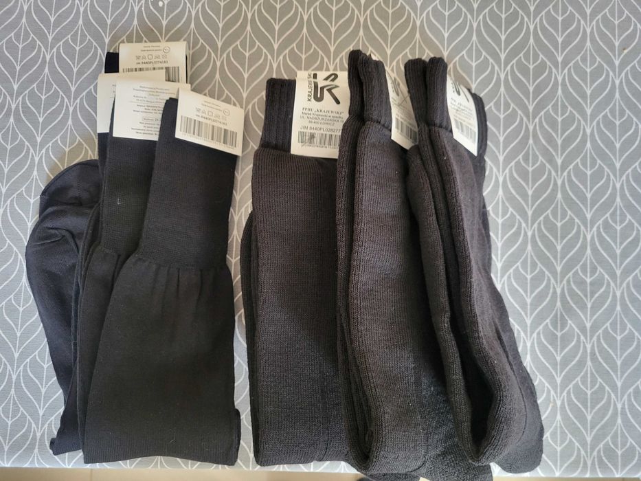 Skarpety wojskowe letnie i zimowe 8 par , rozmiar 29 - 30