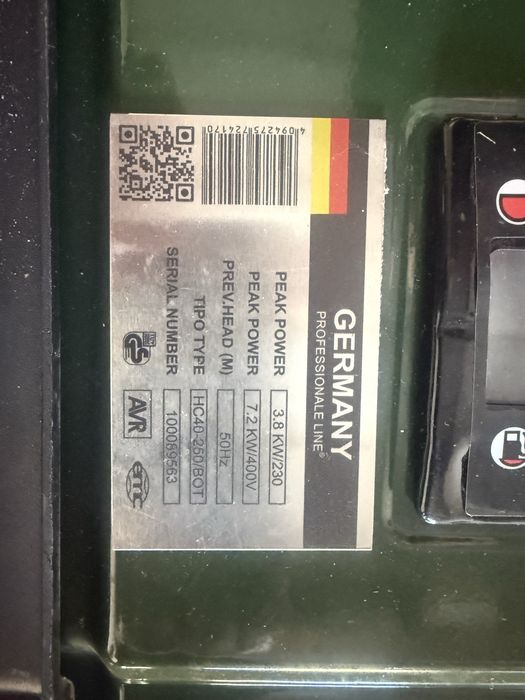 Bautech 500 agregat prądotwórczy