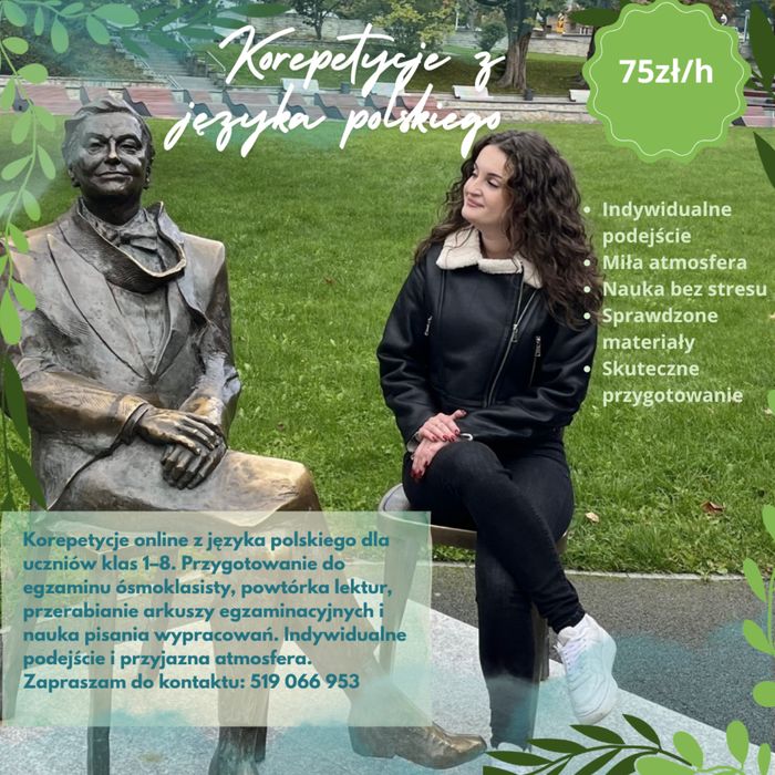 Korepetycje J.polski,historia,biologia