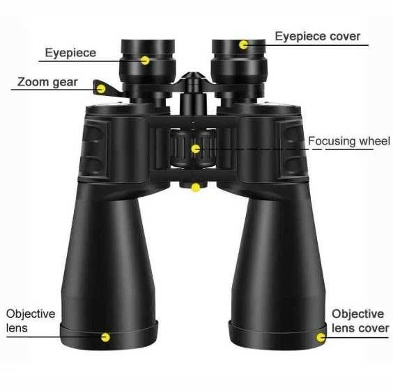 СУПЕР МОЩНЫЙ бинокль с зумом Borwolf 10-380X100 проектор