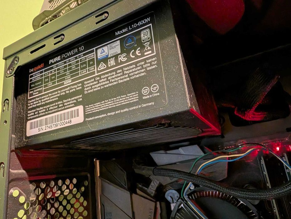 BeQuiet Zasilacz Pure Power 10 600W L10-600W 80+ silver ATX 8pin