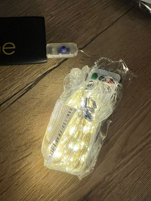 Світлодіодна гірлянда штора, USB, економна, від павербанку