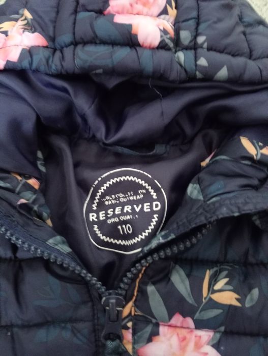 Jesienno -wiosenna kurtka dziewczęca.Reserved roz.110.Rezereacja