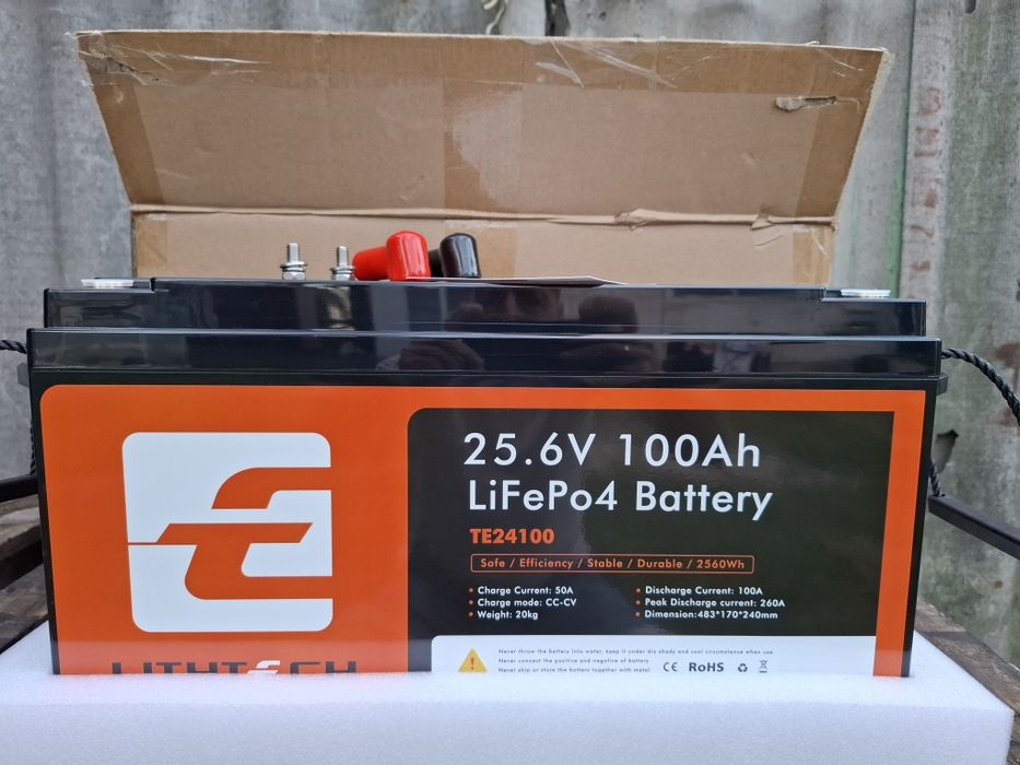 Lifepo4 24v 100Ah батарея