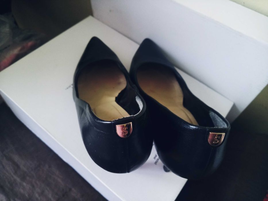 Szpilki Sala, rozm 38, skóra naturalna