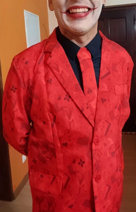 Traje Joker Cosplay Halloween Homem tamanho M